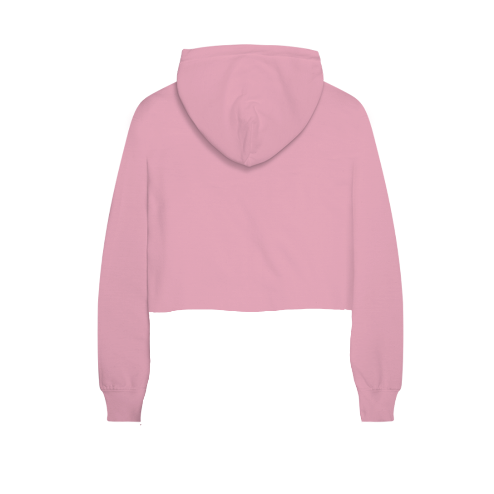 Rose crop top hoodie sale